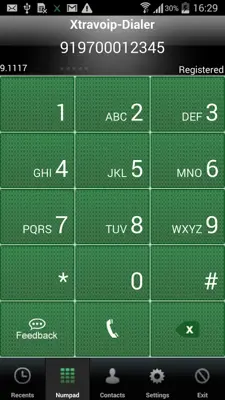 Xtravoip Dialer android App screenshot 3